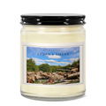 EMBER & BLOOM, CEDAR & SMOKE, 9oz Clear Jar Candle