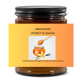 EMBER & BLOOM, HONEY & VANILLA, 9oz Amber Jar Candle